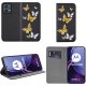 krainaGSM Etui Do Motorola Moto G84 5G Magnet Wzory Case Portfel + Szkło 9H 2