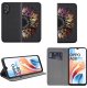 krainaGSM Etui Do Oppo A38 Magnet Wzory Case + Szkło 9H 2