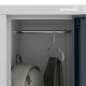 Jan Nowak IGOREK cabinet MULTICOLOR 1: back GREY RAL7035 + RAL7035 / RAL5021 / RAL5011 H1500*W900*D450 2