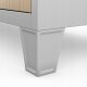 Jan Nowak ROBERT cabinet ECO: LIGHT GREY RAL7035 + SONOMA OAK H1720*W1360*D450 3