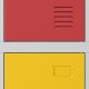 Jan Nowak IGOREK cabinet MULTICOLOR 4: back GREY RAL 7035 + RAL1021 / RAL3028 / RAL5018 / RAL1007 H1500*W900*D450 2