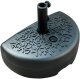 Goodhome Podstawa do parasola ogrodowego napełniana wodą 25 l 28 kg taras ogród HDPE 1