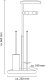 Ridder Toilet brush set Darwin Black Ridder 2