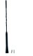 CB Antena Einparts Automotive EINPARTS ANTENA DO RADIA SAMOCHODOWA UNIWERSALNA 24CM FM AM Z ADAPTERAMI M5 1
