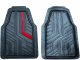 Einparts Automotive EINPARTS DYWANIKI GUMOWE DO AUTA 2 SZTUKI PVC Z CZERWONYM PASKIEM ZESTAW 4