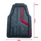 Einparts Automotive EINPARTS DYWANIKI GUMOWE DO AUTA 2 SZTUKI PVC Z CZERWONYM PASKIEM ZESTAW 6