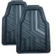 Einparts Automotive EINPARTS DYWANIKI GUMOWE DO AUTA 4 SZTUKI PVC Z SREBRNYM PASKIEM DO AUTA 4