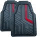 Einparts Automotive EINPARTS DYWANIKI GUMOWE DO AUTA 4 SZTUKI PVC Z CZERWONYM PASKIEM ZESTAW 4