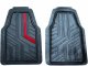 Einparts Automotive EINPARTS DYWANIKI GUMOWE DO AUTA 4 SZTUKI PVC Z CZERWONYM PASKIEM ZESTAW 5