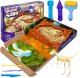 click4TOYS Piasek kinetyczny dla dzieci wykopaliska szkielet dinozaura + akcesoria [kod produktu: ] 1