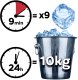 Kostkarka do lodu Yolco ICM1 Sand 24