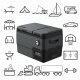 Lodówka turystyczna Yolco DX30 Space Gray 30 l 34