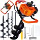 John Gardener Świder spalinowy + wiertła (10cm,15cm,20cm) + adapter 50cm (1) (5903418305314) 1