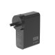 Ładowarka Gembird Szybka ładowarka GaN 4x USB 3xUSB-C + 1x USB-A 100W LCD czarna (TA-UC-1A3C-PD100-01-BK) 2