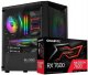 Komputer DobryPC Najtańszy Gamingowy Ryzen 5 5500 / RX7600 / 16GB RAM / SSD 480GB 1