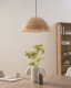 Lampa wisząca Beliani WERU Plecionka Naturalny 2