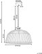 Lampa wisząca Beliani UMBA Plecionka Naturalny 2