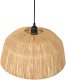 Lampa wisząca Beliani UMBA Plecionka Naturalny 6