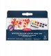Derwent Watercolour Paint Pans 12 sztuk w tym waterbrush 5