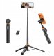 Selfie stick 4kom.pl Magsafe Bluetooth Selfie stick tripod black 3