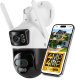Kamera IP Zintronic Dwuobiektywowa Obrotowa P44 IP Wi-Fi (2 x 4 MPx) IKPW430DLV1 1