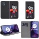krainaGSM Etui Do Motorola Moto G84 5G Magnet Wzory Case Portfel + Szkło 9H 2