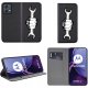 krainaGSM Etui Do Motorola Moto G84 5G Magnet Wzory Case Portfel + Szkło 9H 2