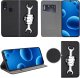 krainaGSM Etui Do Samsung A40 Magnet Wzory Case Portfel + Szkło 9H 2