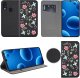 krainaGSM Etui Do Samsung A40 Magnet Wzory Case Portfel + Szkło 9H 2
