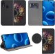 krainaGSM Etui Do Samsung A40 Magnet Wzory Case Portfel + Szkło 9H 2