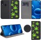 krainaGSM Etui Do Samsung A40 Magnet Wzory Case Portfel + Szkło 9H 2