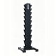 UnderFit Stojak na hantle 10 par UNDERFIT pionowy Hex 1