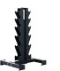 UnderFit Stojak na hantle 6 par UNDERFIT pionowy HEX 1