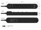 Listwa zasilająca Art Listwa przeciwprzepięciowa 1.5m SPD3 4 gniazda 10A 2x USB-A USB-C 2,6A czarna 5