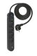 Listwa zasilająca Art Listwa przeciwprzepięciowa 3m SPD3 4 gniazda 16A USB-A USB-C 3,4A czarna 3