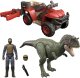 Figurka Mattel Jurassic World - Dinozaur i pojazd terenowy z chwytakiem (JKG91) 1