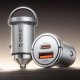 Ładowarka Orico samochodowa MiniRing Pro 45W USB-A + USB-C srebrna 2
