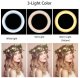 Selfie stick E-LIGHT nūja ST10-5 26cm 8W LED Light Ring with Phone holder + 0.5m Metal Tripod stand + BT remote (Model: ELIG-ST10-05M) 2
