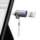 Czytnik Mcdodo Adapter przejściówka USB-A do USB-C czytnik kart TF 512GB OTG LED 9