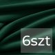 Aptel Pokrowc na krzesła Restilo SENTO 6 szt. butelkowa zieleń welurowe 13