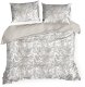 Eurofirany Pościel bawełniana LUNA 220x200 + 2x70x80 beżowa w liście 1