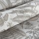 Eurofirany Pościel bawełniana LUNA 220x200 + 2x70x80 beżowa w liście 6