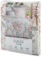 Eurofirany Pościel bawełniana FREESIA 220x200 + 2x70x80 w kwiaty pudrowy róż 4
