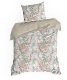 Eurofirany Pościel bawełniana FREESIA 220x200 + 2x70x80 w kwiaty pudrowy róż 5