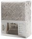 Eurofirany Pościel welwetowa miękka FL 200x220 + 70x90 cm beżowa białe liście 3