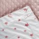 Eurofirany Koc dziecięcy Pierre Cardin 110x140 różowy minky w gwiazdki 5