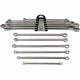 Falontech Klucze oczkowe proste długie SilverTools 6 szt. 8-24 mm do napinaczy 1