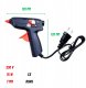 Pistolet do kleju Allbe 15W 7mm klejarka + 2 wkłady 2