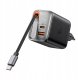 Ładowarka Mcdodo FreeGo GaN 1x USB-A 1x USB-C 40W + kabel USB-C Czarna (CH-4281) 12