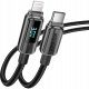 Kabel USB Innostyle INNOSTYLE KABEL Z WYŚWIETLACZEM USB-C LIGHTNING DO IPHONE 12 13 14 30W 1M 1
